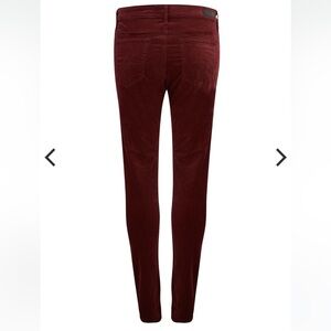 AG Jeans Farrah Skinny Velvet pants